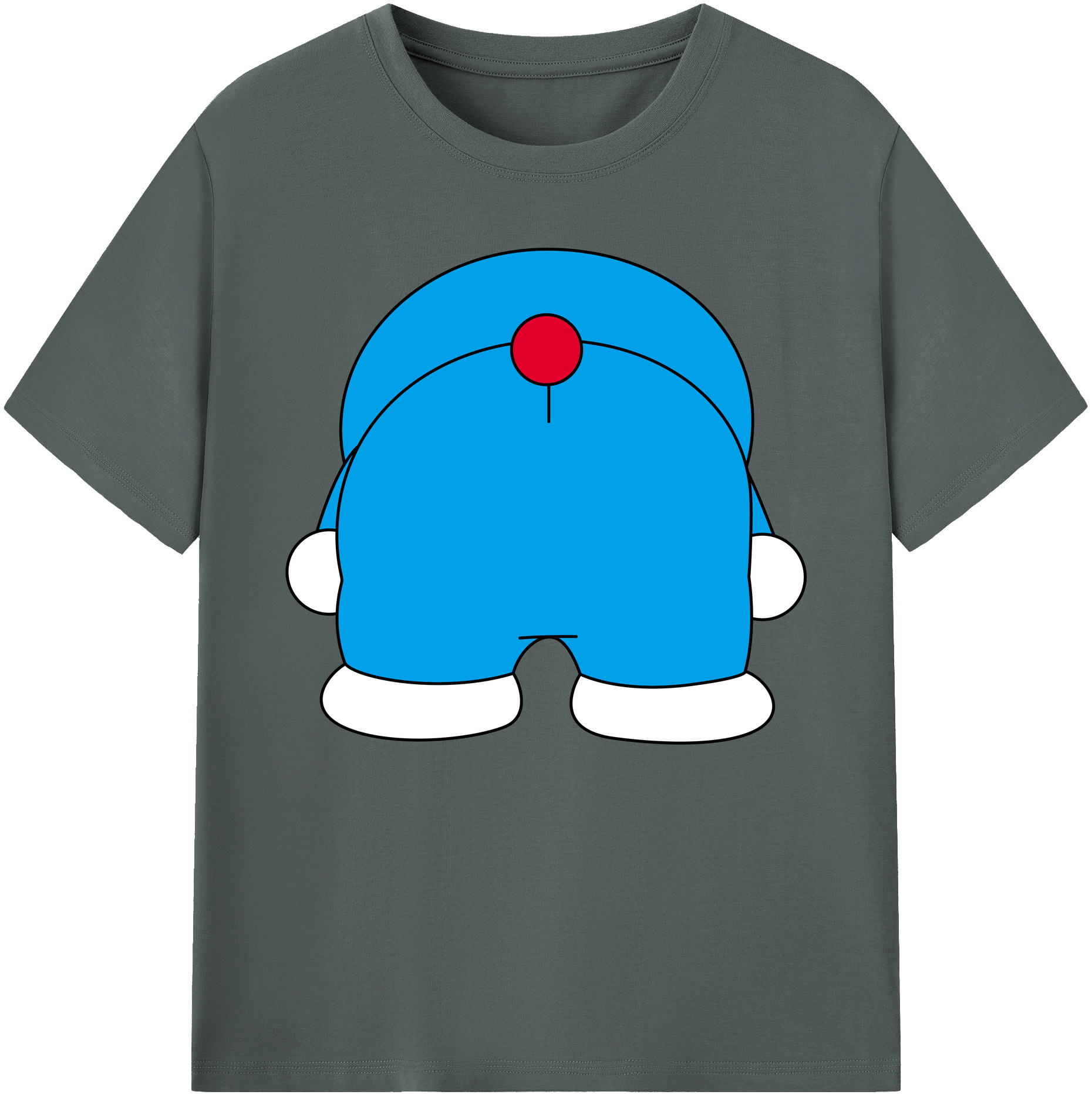 （画像用） ドラえもん Doraemon 綿100％ メンズ半袖Tシャツ｜肌触りやわらか＆通気性